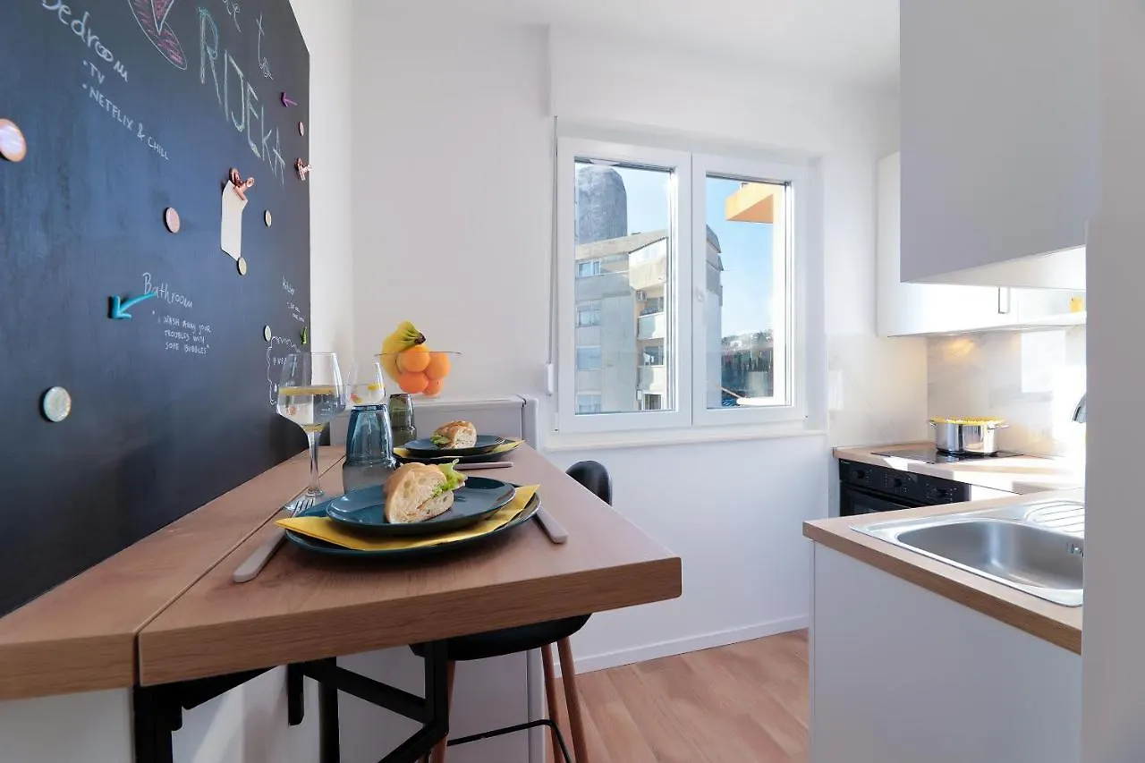 Apartment New Studio Appartment Toretta Rijeka Free Street P & Sea View